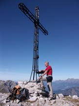 Via Normale Corna Piana - In cima