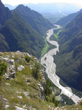 Via Normale Spirlonga - Dalla vetta verso la Val Cordevole