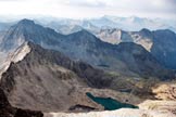 Via Normale Corno Baitone - La conca del Baitone dalla vetta, a sinistra la Cima Plem