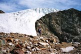 Via Normale Punta dello Scudo - La seraccata della Vedretta di Rosim