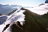 Via Normale Corno di Solda - La cresta che collega il Corno alla Cima di Solda