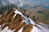 Via Normale Monte Mantello - La Cima Villacorna dalla vetta del Monte Mantello