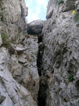 Via Normale Monte Moregallo-Cresta OSA - ....il camino del sesto