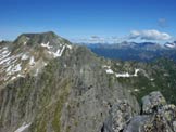 Via Normale Pizzo Campanile - Panorama di vetta verso il Fil del Martel e Pizzo Paglia