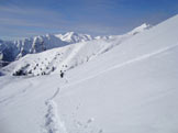 Via Normale Monte Vaccaro - Attraversando la Pala