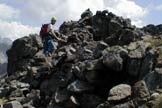 Via Normale Punta Allochet - Sulla cima