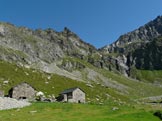 Via Normale Uomo di Sasso - L´ Alpe Quarnei con alle spalle l´ Uomo di Sasso.