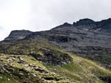 Via Normale Pizzo del Ramulazz - Cima N - A sinistra la Cima N, a destra la Cima S