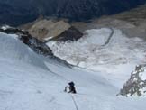 Via Normale Gran Paradiso - Parete Nord - In piena parete nord