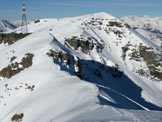 Via Normale Monte Colombine da SE - Vista scendendo dalla cima W del Dasdana