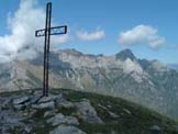 Via Normale Monte Croce - Dal Monte Croce vista della Pania Secca e l´Uomo Morto