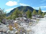 Via Normale Monte Altissimo -  Il versante Nord di Monte Altissimo visto dalla sterrata di servizio di antiche cave di marmo