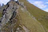 Via Normale Col de Pausa - Lungo la cresta verso la cima