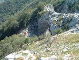 Via Normale Monte Forato - Cima Nord - Il caratteristico Foro visto dalla Vetta Nord del Forato