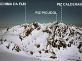 Via Normale Piz Surgonda - Panorama verso NW