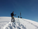 Via Normale Resegone (invernale) - In vetta  al Monte Canto