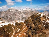 Via Normale Monte Braulio - A sinistra il Piz Schumbraida, dalla vetta