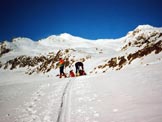 Via Normale Piz Grevasalvas - Al centro la vetta