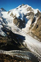 Via Normale Munt Pers - Il Pizzo Bernina, dal Munt Pers