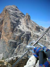 Via Normale Tofana di Mezzo - Ferrata Olivieri - Aglio - Sguardo sulla Tofana di Rozes