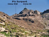 Via Normale Piz Surpar - In salita nel vallone