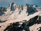 Via Normale Monte Redival - Il Gruppo della Presanella, dalla vetta (immagine ravvicinata)