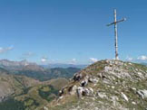 Via Normale Monte Prana - Croce di vetta del Monte Prana