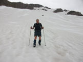 Via Normale Pizzo Tre Confini - Discesa dal Nevaio dal Passo Bondione