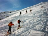 Via Normale Stotzigen Firsten - Sui pendii iniziali