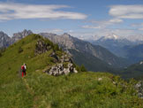 Via Normale Monte Simon - Sulla cresta sommitale