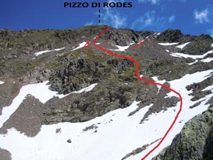 Via Normale Pizzo di Rodes