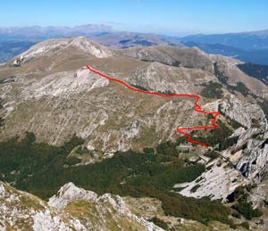 Via Normale Monte i Porcini