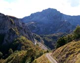 Via Normale Monte i Porcini - Veduta sul Terminillo lungo la salita