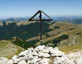 Via Normale Monte i Porcini - La croce di vetta