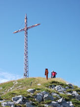 Via Normale Monte Cavallo - La croce di vetta