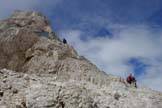 Via Normale Marmolada - Punta Rocca - Risalita lungo la cresta E