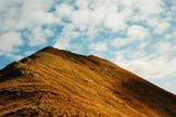 Via Normale Monte Canale - In salita, sullerbosa cresta S