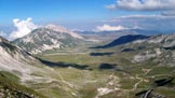 Via Normale Monte Portella - Anticima NE - Veduta su Campo Imperatore