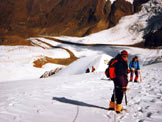 Via Normale Punta San Matteo - dai Forni - In discesa, poco prima del pendio ripido