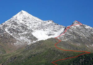 Via Normale Punta del Segnale - Cresta N