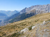 Via Normale Monte Forcellino - Via Normale da W - Poco sotto il Passo del Forcellino.