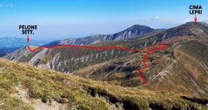 Via Normale Monte Pelone Settentrionale