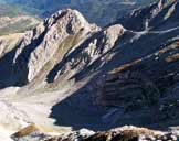 Via Normale Monte Corvo - Vetta Occidentale (cresta W) - Il Mozzone ed il Vallone Crivellaro, sul versante N