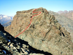 Via Normale Monte Spondascia - cresta ESE