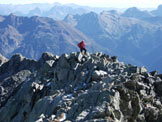 Via Normale Monte Cabianca - Tratto di cresta che scende al rifugio