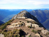 Via Normale Pizzo di Claro - La Cima S dalla Cima N