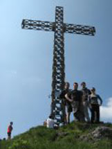 Via Normale Pizzo Formico - La croce del Pizzo Formico