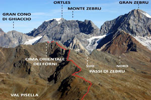 Via Normale Cima Orientale dei Forni