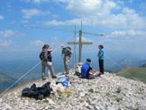 Via Normale Monte di Cambio (da N) - Trasmissioni radio dalla vetta