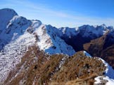 Via Normale Monte Combana - A sinistra il Monte Rosetta, dalla cresta SW del Combana